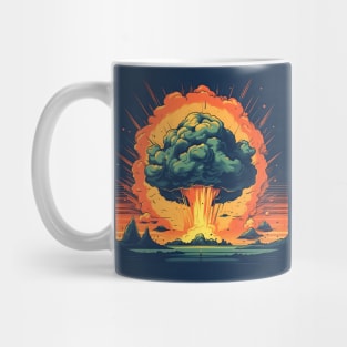 Nuclear Explosion Mushroom Cloud illustration Mug